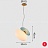 Серия светильников в виде комбинаций двух матовых плафонов разных форм и оттенков LINDIS B фото 14