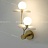 Настенный светильник с двумя шарообразными матовыми плафонами и декоративными дисками разных цветов MATISSE WALL DUO фото 6