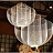 Дизайнерская светодиодная люстра с сетчатым каркасом MESHMATICA 80 см  Серебро (Хром) фото 11