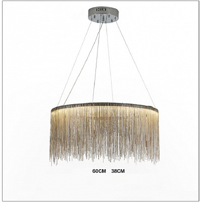 Metall Rain Chandelier фото 5