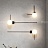 Настенный светильник со стеклянным шарообразным плафоном с угловым каркасом LINGE фото 6