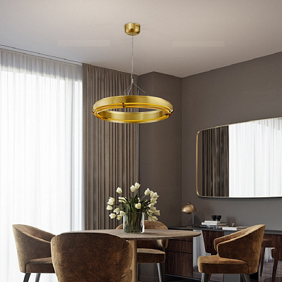 Hard Circle Chandelier 100 см   фото 7