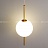 Серия подвесных светодиодных светильников со стеклянными шарообразными плафонами, собранными на латунной стойке VOKE 3 лампы фото 12