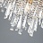 Люстра в стиле постмодерн с подвесками в виде стеклянных кристаллов BOUND фото 10
