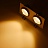 Встраиваемый светодиодный светильник Ringot line 3 плафона  Черный 4000K фото 14