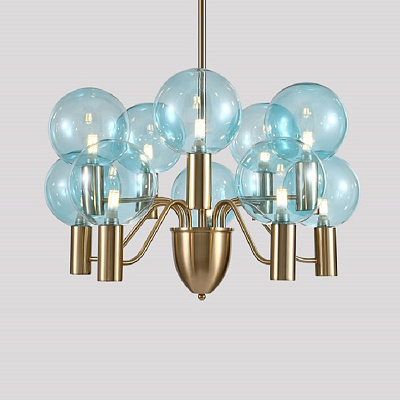 Moon Chandelier 6 плафонов Розовый фото 3