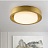 Светодиодный потолочный светильник BUTTON GOLD 39 см   фото 7