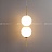 Серия подвесных светодиодных светильников со стеклянными шарообразными плафонами, собранными на латунной стойке VOKE фото 8