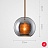Стеклянный светильник подвес в стиле лофт E фото 10
