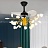 Серия подвесных светодиодных люстр с вентилятором A 24 лампочки фото 7