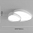 Потолочный светильник в стиле минимализм Wandan 90 см  Белый фото 5