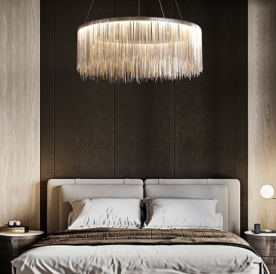 Metall Rain Chandelier фото 10